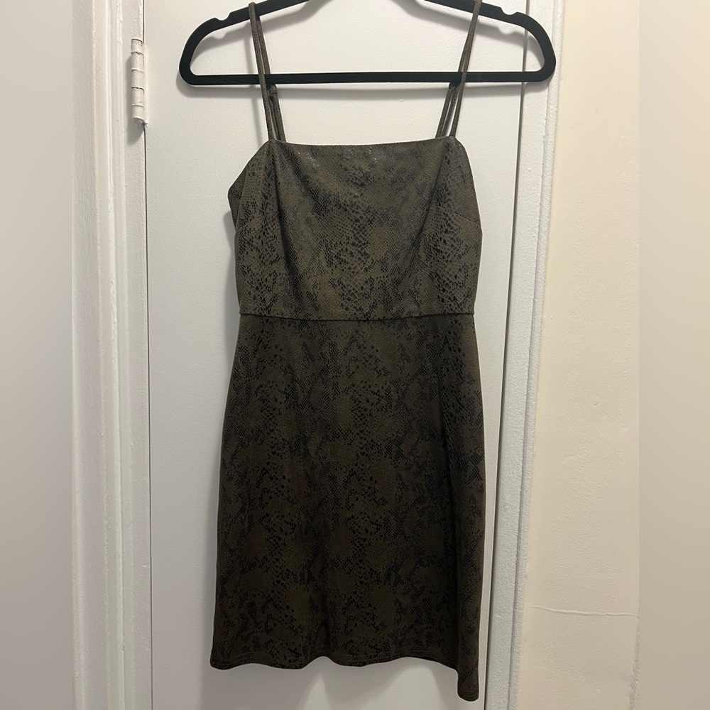 Love this Aqua snake skin dress
